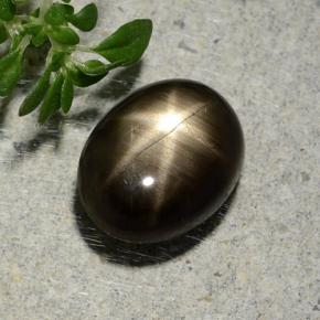 1.9ct Oval Cabochon Black Star Sapphire for sale thumb image of 1.9ct Oval Cabochon Black Star Sapphire (ID: 487006)