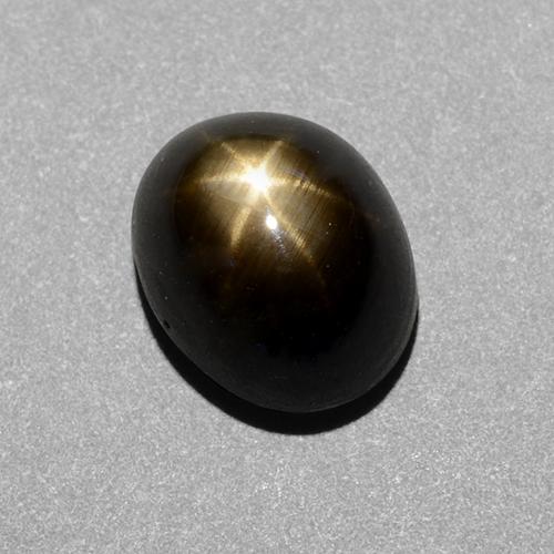 1.7ct Oval Cabochon Black Star Sapphire for sale thumb image of 1.7ct Oval Cabochon Black Star Sapphire (ID: 488737)