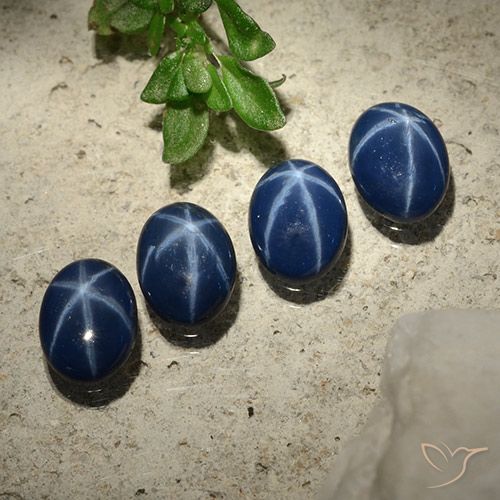 2.84ctw Natural Deep Navy Blue Star Sapphire, Oval, Opaque