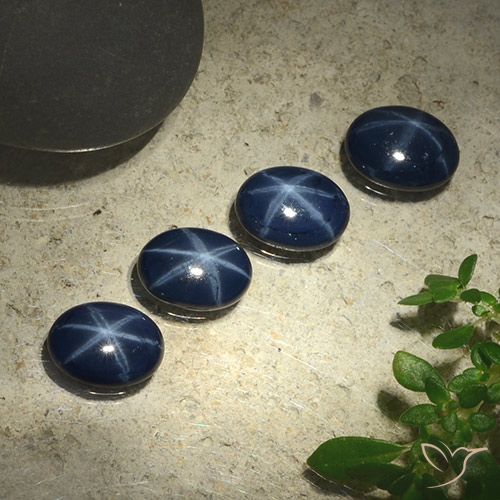 3.59ctw Natural Deep Navy Blue Star Sapphire, Oval, Opaque