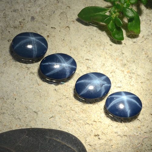2.54ctw Natural Deep Blue Star Sapphire, Oval, Opaque