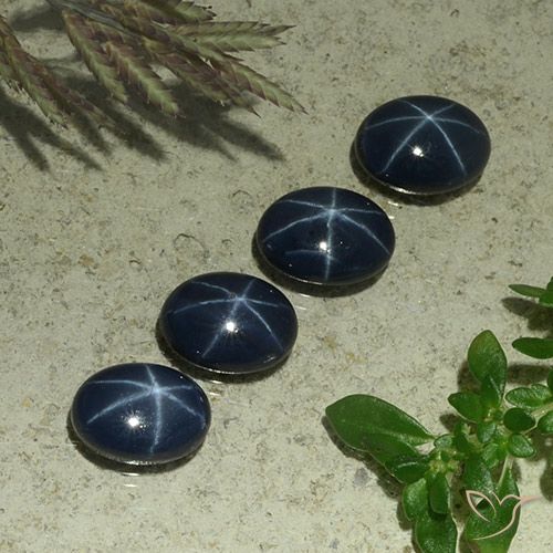 4.85ctw Natural Deep Blue Star Sapphire, Oval, Opaque