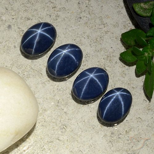 3.62ctw Natural Dark Blue Star Sapphire, Oval, Opaque