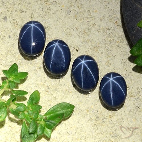 4.34ctw Natural Deep Navy Blue Star Sapphire, Oval, Opaque