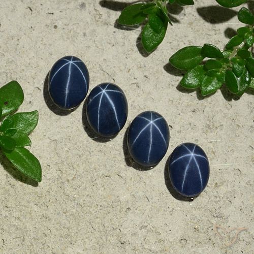 3.45ctw Natural Deep Blue Star Sapphire, Oval, Opaque
