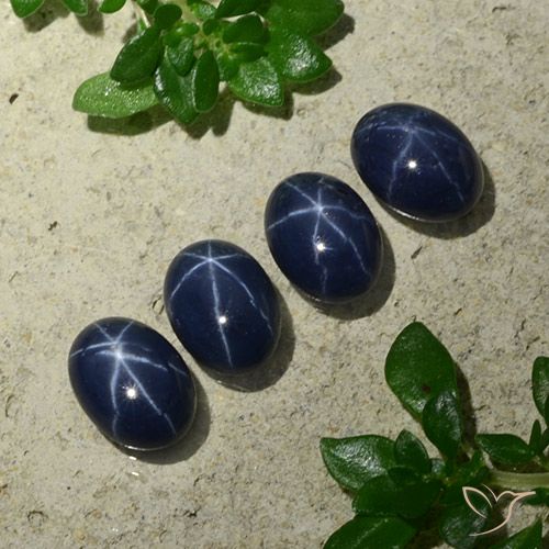4.39ctw Natural Deep Blue Star Sapphire, Oval, Opaque