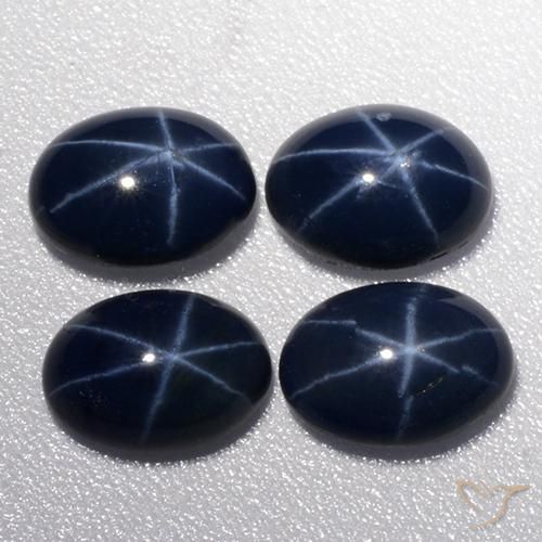4.29ctw Natural Deep Blue Star Sapphire, Oval, Opaque