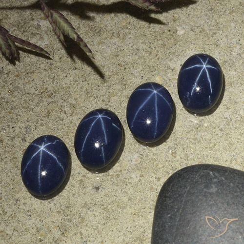 3.73ctw Natural Deep Blue Star Sapphire, Oval, Opaque