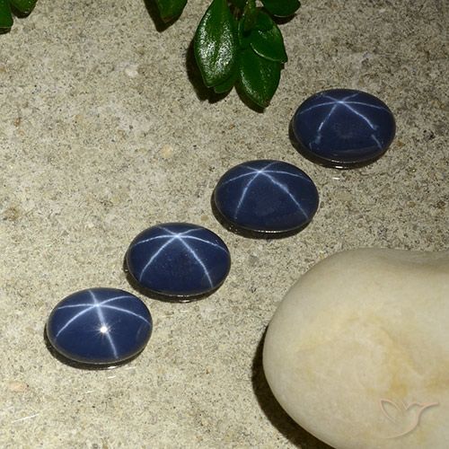3.43ctw Natural Deep Blue Star Sapphire, Oval, Opaque