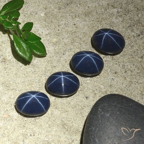 4.52ctw Natural Deep Navy Blue Star Sapphire, Oval, Opaque