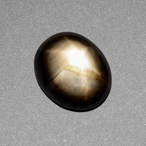 2.4ct Oval Cabochon Black Star Sapphire Gem for sale 2.4ct Oval Cabochon Black Star Sapphire Gem (ID: 498741)