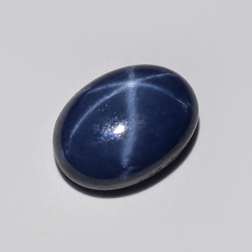 Azul oscuro Zafiro Estrella Gema - 1.2ct Cabujón Óvalo (ID: 516402)