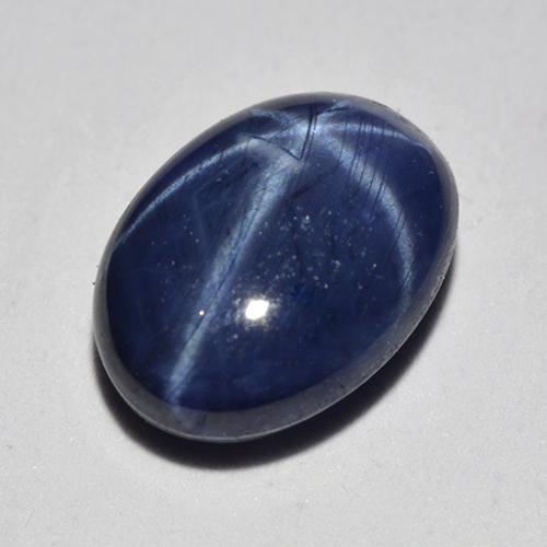 1.12 ct Blue Star Sapphire Stone, Natural Star Sapphire in Oval Cabochon Shape for Sale