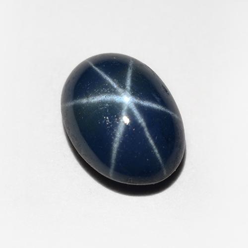 1.20 ct Blue Star Sapphire Stone, Natural Star Sapphire in Oval Cabochon Shape for Sale