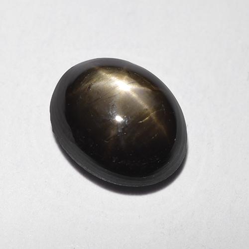 Black Star Sapphire Gem - 1.8ct Oval Cabochon (ID: 519198)