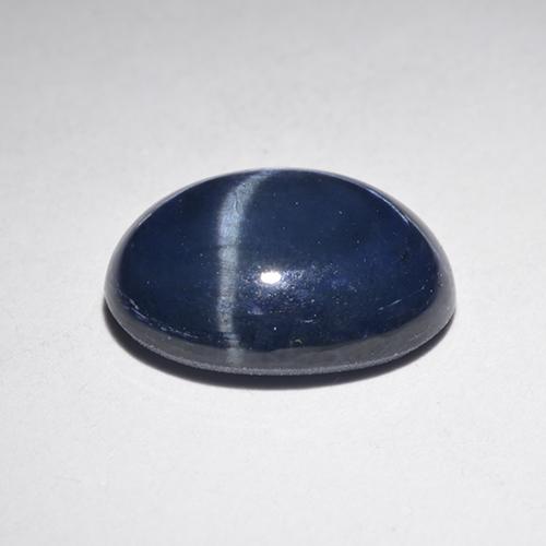 Star Sapphire Gemstone in 10.6 x 8.2 mm Size for Sale, Star Sapphire Stone in Royal Blue Color