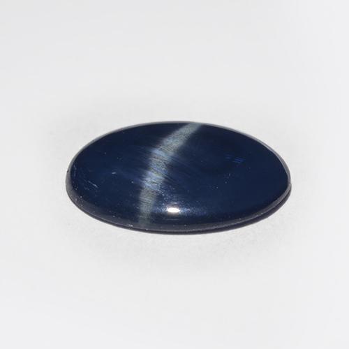 Star Sapphire Gemstone in 11 x 9 mm (calibrated) Size for Sale, Star Sapphire Stone in Dark Blue Color