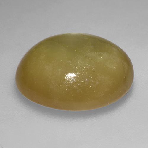 Star Sapphire Gemstone in 15.9 x 13.4 mm Size for Sale, Star Sapphire Stone in Orangish Gold Color