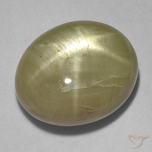 30.01 ct Golden Star Sapphire Stone, Natural Star Sapphire in Oval Cabochon Shape for Sale