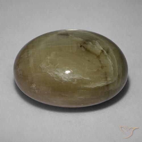 Star Sapphire Gemstone in 19.3 x 16.2 mm Size for Sale, Star Sapphire Stone in Gold Color