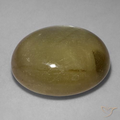 Star Sapphire Gemstone in 18.2 x 15.4 mm Size for Sale, Star Sapphire Stone in Gold Color