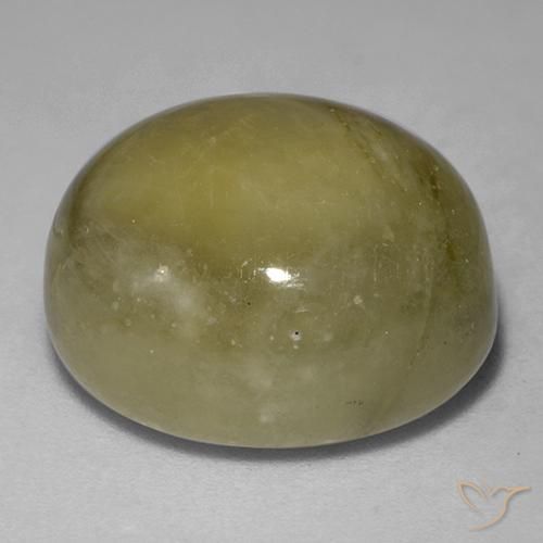 Star Sapphire Gemstone in 15.3 x 13.4 mm Size for Sale, Star Sapphire Stone in Gold Color