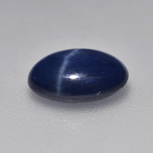 Star Sapphire Gemstone in 7 x 5 mm (calibrated) Size for Sale, Star Sapphire Stone in Twilight Blue Color