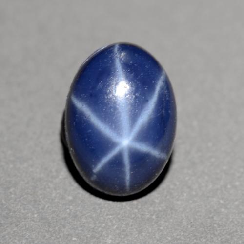 1.6 Carat Dark Blue Star Sapphire Gem from Madagascar