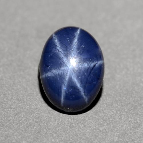 Twilight Blue Star Sapphire Gem - 1.3ct Oval Cabochon (ID: 551019)