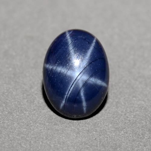Navy Blue Звездчатый Сапфир Камень - 1.1ct Овал Кабошон (ID: 551024)