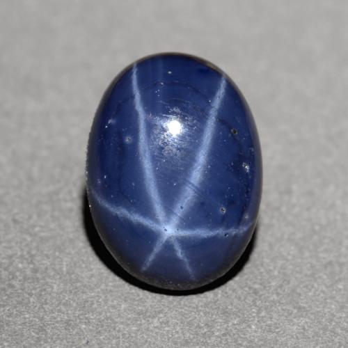 Twilight Blue Star Sapphire Gem - 1.1ct Oval Cabochon (ID: 551027)