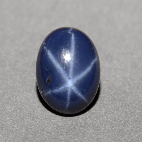 Twilight Blue Звездчатый Сапфир Камень - 1.3ct Овал Кабошон (ID: 551028)