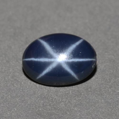 Navy Blue Star Sapphire Gem - 1ct Oval Cabochon (ID: 551360)