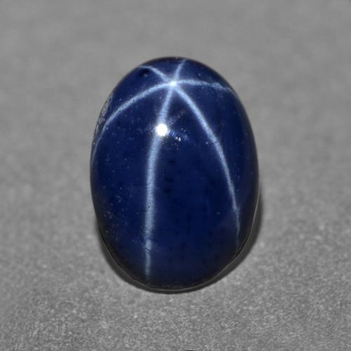 Twilight Blue Звездчатый Сапфир Камень - 0.9ct Овал Кабошон (ID: 557413)