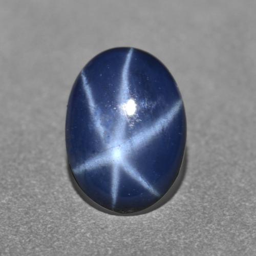 Twilight Blue Star Sapphire Gem - 0.8ct Oval Cabochon (ID: 557414)