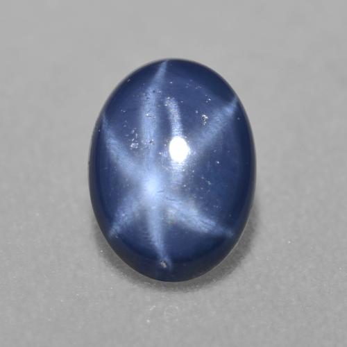Королевский синий Звездчатый Сапфир Камень - 0.9ct Овал Кабошон (ID: 557620)