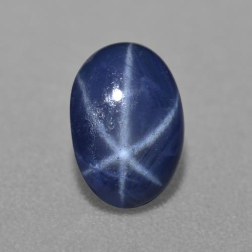 Loose 0.82 ct Oval Blue Star Sapphire Gemstone for Sale, 7 x 4.9 mm ...