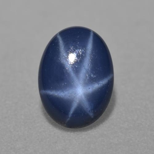 Twilight Blue Star Sapphire Gem - 1ct Oval Cabochon (ID: 557785)