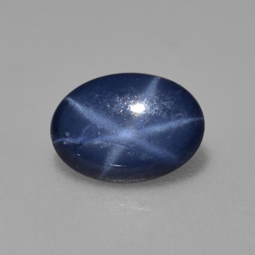 Королевский синий Звездчатый Сапфир Камень - 0.6ct Овал Кабошон (ID: 564672)