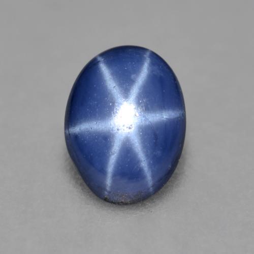 Deep Blue Star Sapphire Gem - 0.8ct Oval Cabochon (ID: 566001)