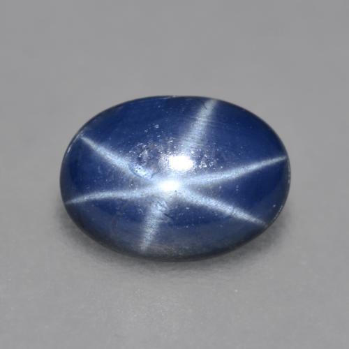 1.16 ct Blue Star Sapphire Stone, Natural Star Sapphire in Oval Cabochon Shape for Sale