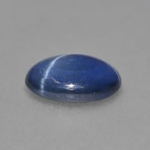 Star Sapphire Gemstone in 7 x 5 mm (calibrated) Size for Sale, Star Sapphire Stone in Dark Blue Color