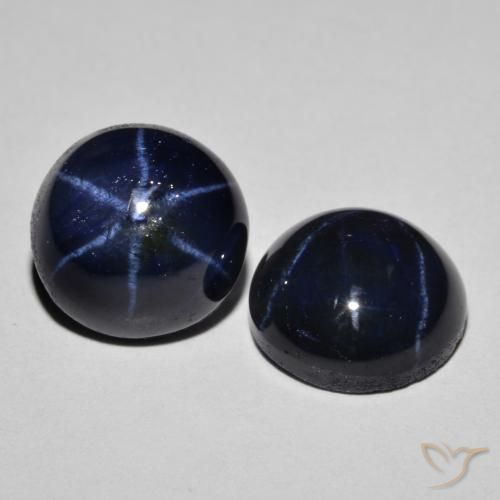 Best Blue Star Sapphires for a pair of Earrings