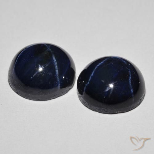 Best Blue Star Sapphires for a pair of Earrings