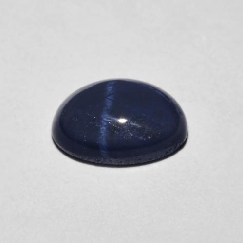 Star Sapphire Gemstone in 8 x 6 mm (calibrated) Size for Sale, Star Sapphire Stone in Navy Blue Color