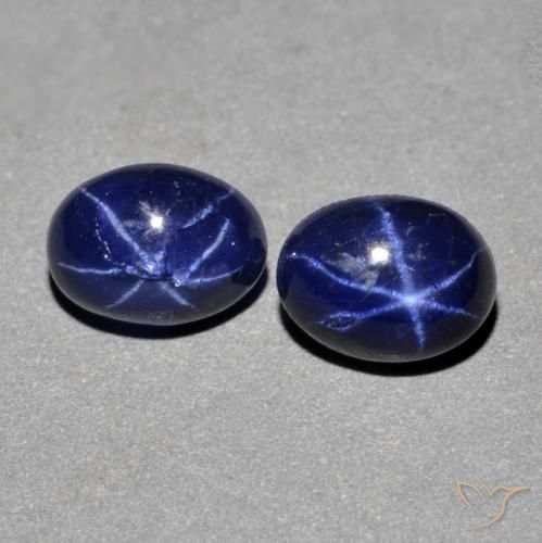 3.18ctw Natural Navy Blue Star Sapphire, Oval, Opaque