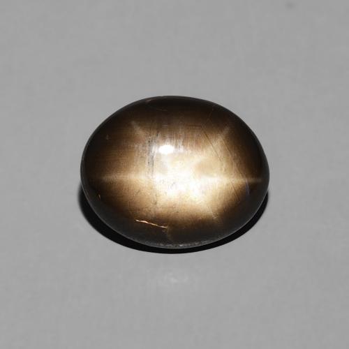 2.26ct Natural Black Star Sapphire, Oval, Opaque