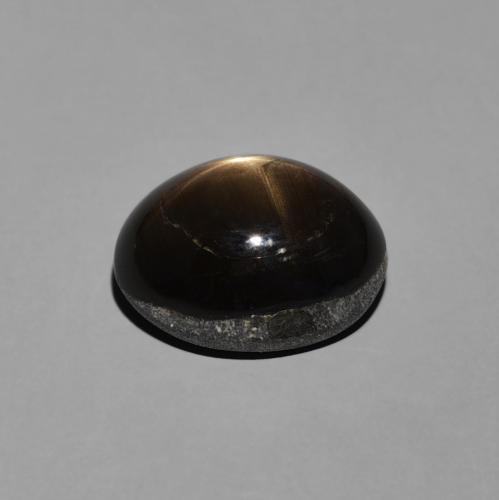 Star Sapphire Gemstone in 10 x 8 mm (calibrated) Size for Sale, Star Sapphire Stone in Black Color