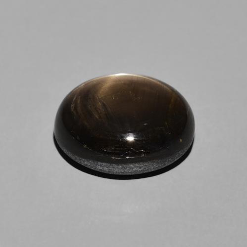 Star Sapphire Gemstone in 11 x 9 mm (calibrated) Size for Sale, Star Sapphire Stone in Black Color