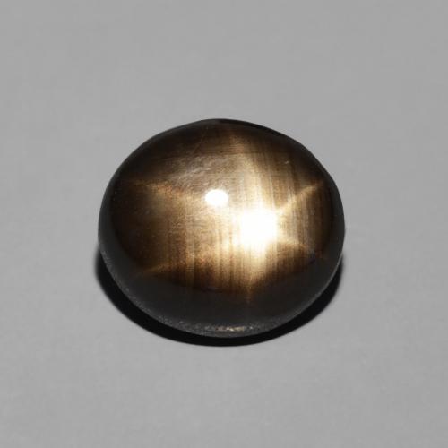 2.74 カラット ブラック スター サファイア、8.4 x 7.3 mm オーバル カット タイ産, Photo A